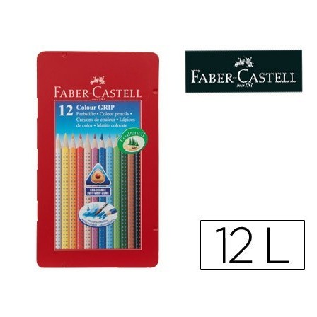 LAPICES DE COLORES FABER CASTELL ACUARELABLE COLOUR GRIP TRIANGULAR...