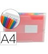CARPETA LIDERPAPEL CLASIFICADOR FUELLE 42159 POLIPROPILENO A4 TTE 2...