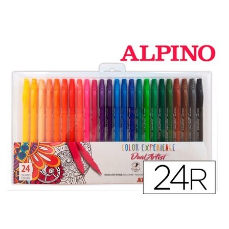 ROTULADOR ALPINO DUAL ARTIST COLOR EXPERIENCE ESTUCHE DE 24UNIDADES...