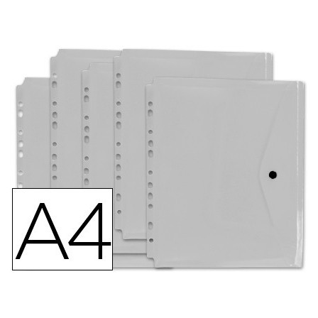 CARPETA LIDERPAPEL DOSSIER BROCHE 36664 POLIPROPILENO DIN A4 PACK D...