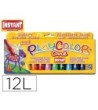 TEMPERA SOLIDA EN BARRA INSTANT ESCOLAR CAJA DE 12 COLORES SURTIDOS