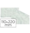 SOBRE FANTASIA MARMOLEADO GRIS 110X220 MM 90 GR PAQUETE DE 25