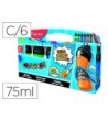 TEMPERA MAPED COLOR PEPS ULTRA LAVABLE CAJA DE 6 COLORES SURTIDOS S...