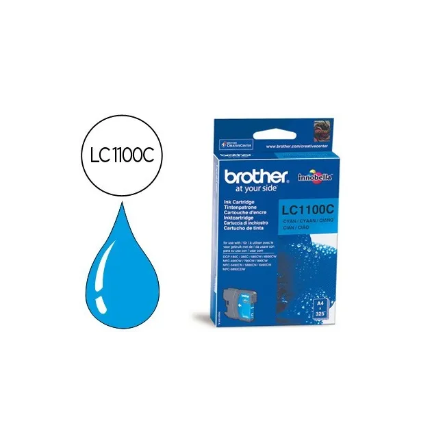 INK-JET BROTHER LC-1100C CYAN 325 PAG