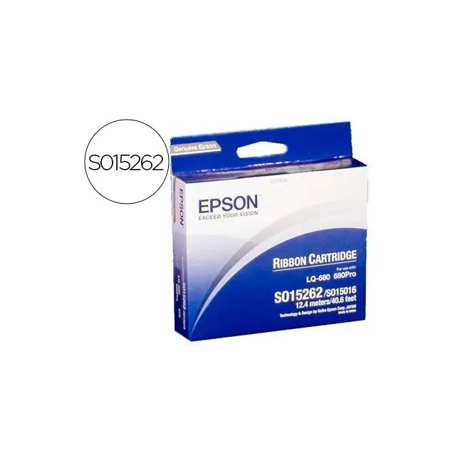 CINTA IMPRESORA EPSON LQ-670/860/1060/2500/2550, DLQ-2000 NEGRA
