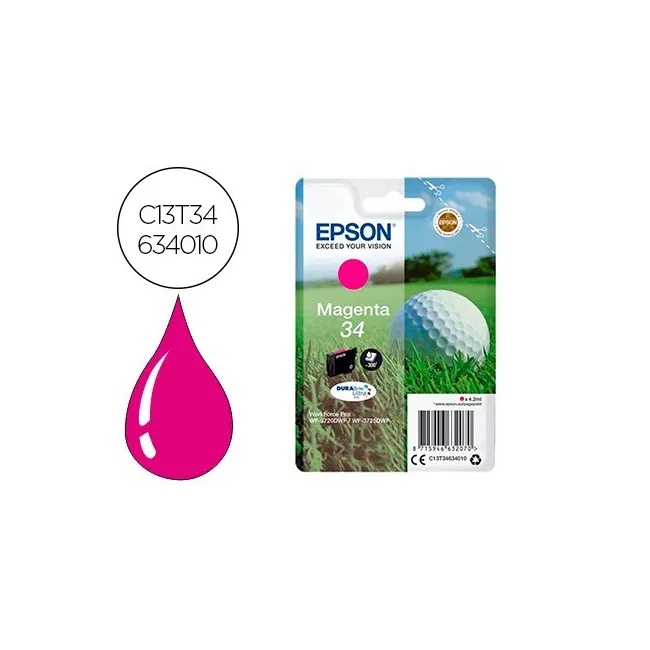 INK-JET EPSON 34 WORKFORCE PRO WF-3720 / WF-3720DWF / WF-3725DWF MA...