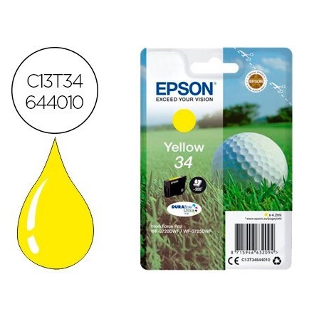 INK-JET EPSON 34 WORKFORCE PRO WF-3720 / WF-3720DWF / WF-3725DWF AM...