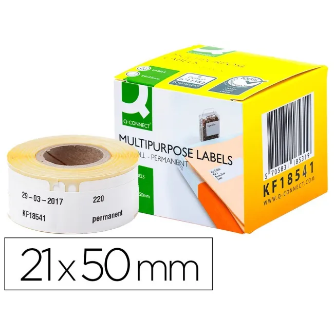 ETIQUETA ADHESIVA Q-CONNECT KF18541 COMPATIBLE DYMO 99017 TAMAÑO 21...