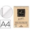 BLOC DIBUJO ESBOZO CANSON XL KRAFT DIN A4 KRAFT RAYADO BEIGE ESPIRA...