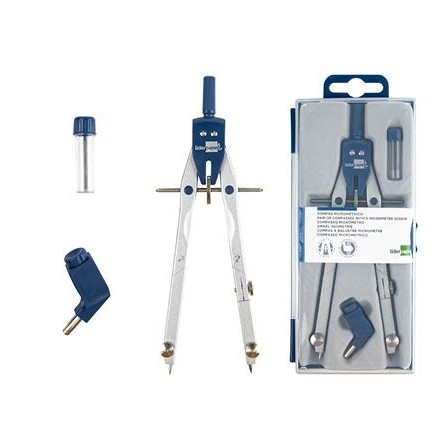COMPAS LIDERPAPEL MICROMETRICO CON ADAPTADOR