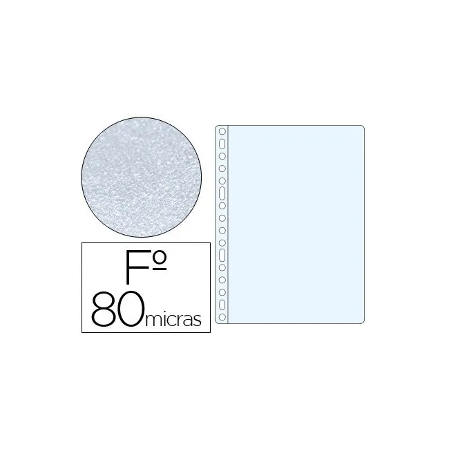 FUNDA MULTITALADRO ESSELTE FOLIO POLIPROPILENO 80 MC 16 TALADROS PI...