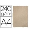 PAPEL COLOR LIDERPAPEL PERGAMINO CON BORDES A4 240G/M2 ARENA PACK D...
