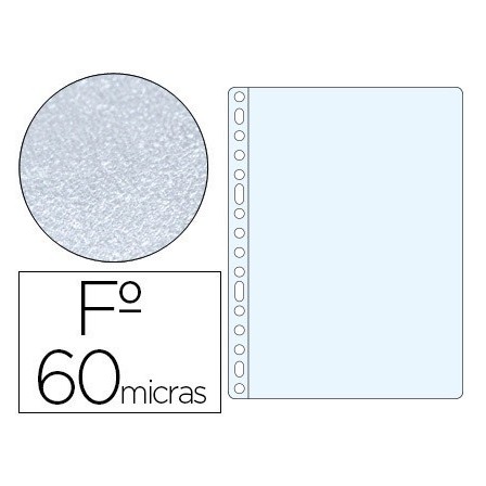 FUNDA MULTITALADRO ESSELTE FOLIO POLIPROPILENO 60 MC PIEL DE NARANJ...