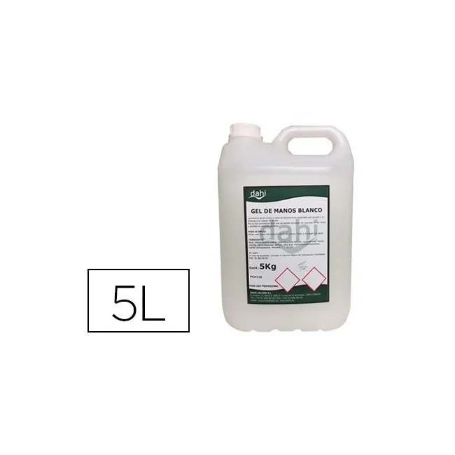 GEL DE MANOS DAHI NACARADO GARRAFA DE 5 LITROS