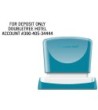 SELLO X-STAMPER QUIX PERSONALIZABLE COLOR NEGRO MEDIDAS 16X48 MM Q-11