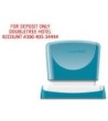 SELLO X-STAMPER QUIX PERSONALIZABLE COLOR ROJO MEDIDAS 16X48 MM Q-11