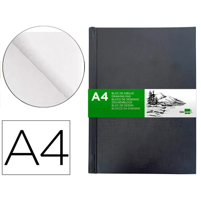 BLOC DIBUJO LIDERPAPEL ESBOZOS ENCUADERNADO DIN A4 210X297 MM 100 H...
