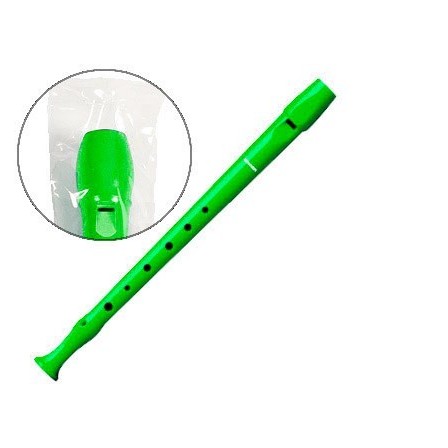 FLAUTA HOHNER 9508 COLOR VERDE FUNDA VERDE Y TRANSPARENTE