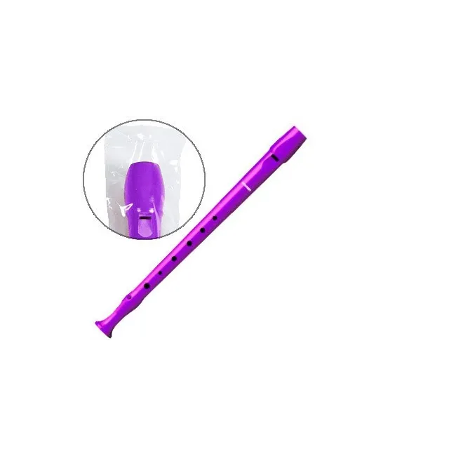 FLAUTA HOHNER 9508 COLOR VIOLETA FUNDA VERDE Y TRANSPARENTE