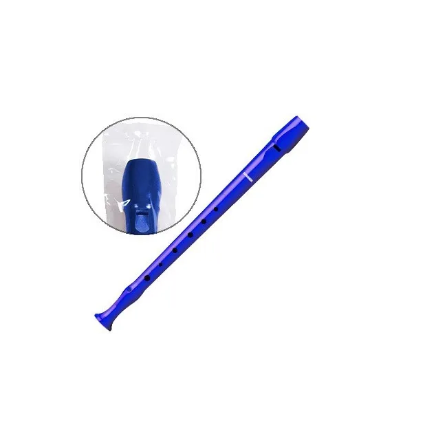FLAUTA HOHNER 9508 COLOR AZUL FUNDA VERDE Y TRANSPARENTE