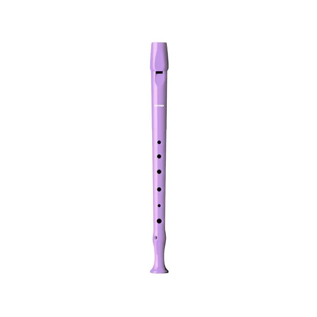 FLAUTA HOHNER 9508 COLOR LAVANDA FUNDA VERDE Y TRANSPARENTE
