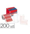 ETIQUETAS APLI CONTIENE ALBARAN 50X100 MM ROLLO CON 200 UNIDADES