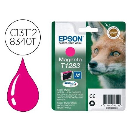 INK-JET EPSON T1283 STYLUS S22 / SX125 MAGENTA -170 PAG-