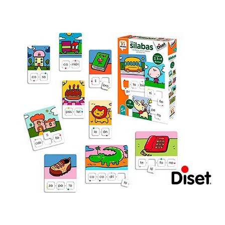 JUEGO DISET DIDACTICO LAS SILABAS