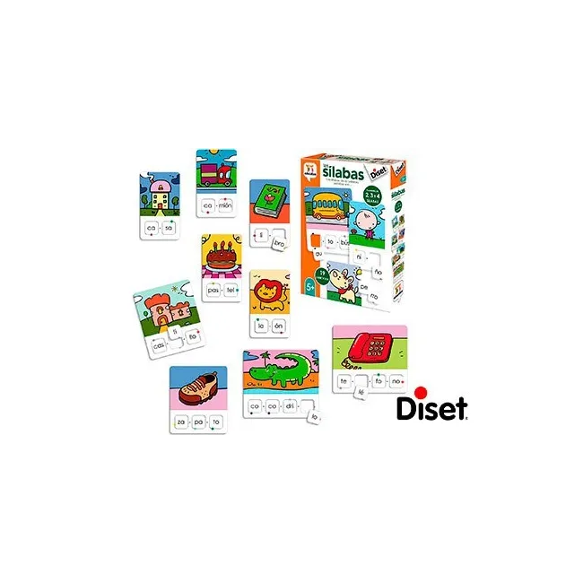 JUEGO DISET DIDACTICO LAS SILABAS