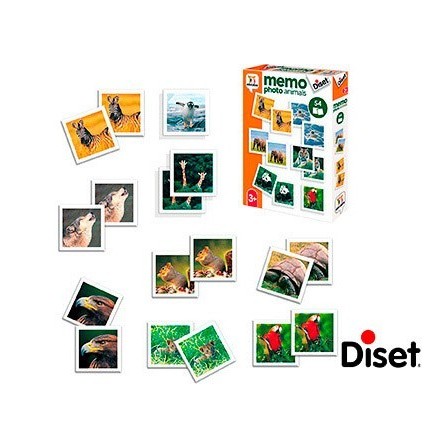 JUEGO DISET DIDACTICO MEMO PHOTO ANIMALS