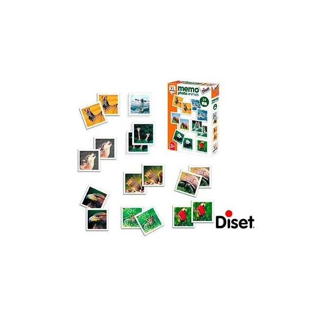 JUEGO DISET DIDACTICO MEMO PHOTO ANIMALS