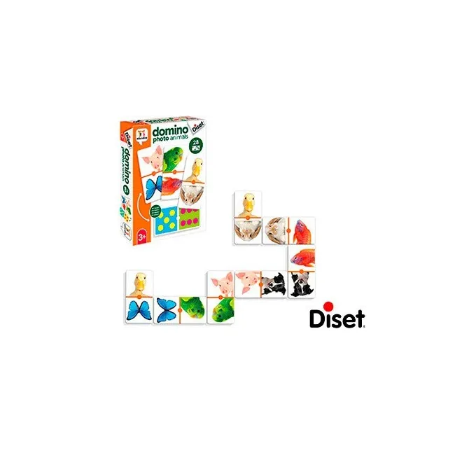 JUEGO DISET EDUCATIVO DOMINO PHOTO ANIMALS
