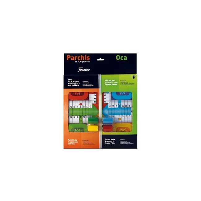 PARCHIS CON OCA TABLERO PEQUEÑO 42,5X33X4,45X33X4,4