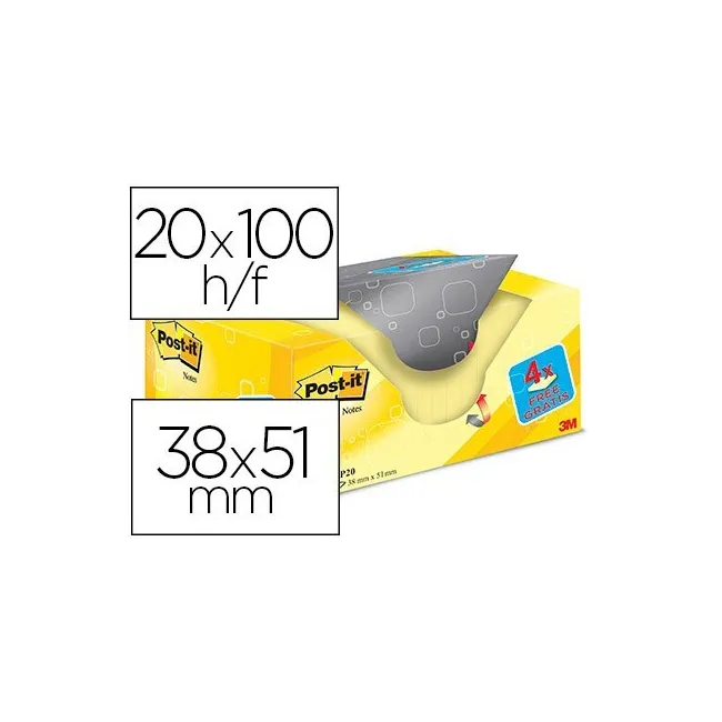 BLOC DE NOTAS ADHESIVAS QUITA Y PON POST-IT SUPER STICKY AMARILLO C...