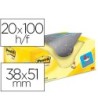 BLOC DE NOTAS ADHESIVAS QUITA Y PON POST-IT SUPER STICKY AMARILLO C...