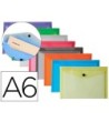 CARPETA LIDERPAPEL DOSSIER BROCHE POLIPROPILENO DIN A6 12 COLORES S...