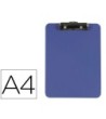PORTANOTAS Q-CONNECT PLASTICO DIN A4 AZUL 3 MM