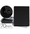 CARPETA PROYECTOS PARDO FOLIO LOMO 70 MM CARTON FORRADO NEGRO CON B...