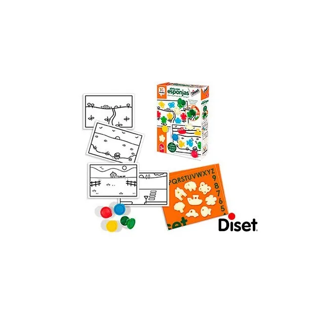 JUEGO DISET DIDACTICO PINTA CON ESPONJAS