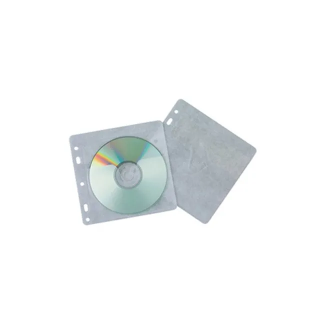 SOBRE PARA 2 CD Q-CONNECT POLIPROPILENO CON SOLAPA MULTITALADRO Y F...