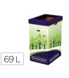 CONTENEDOR PAPELERA RECICLAJE FELLOWES CARTON DOBLE 100% RECICLADO ...