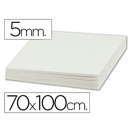 CARTON PLUMA LIDERPAPEL DOBLE CARA 70X100 ESPESOR 5 MM