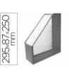 REVISTERO METALICO Q-CONNECT REJILLA GXA29 GRIS 87X295X250 MM