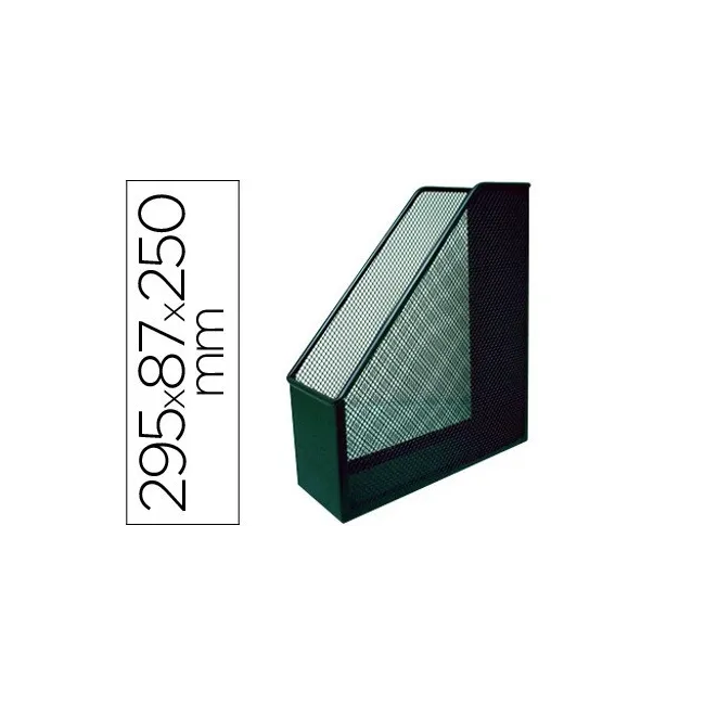 REVISTERO METALICO Q-CONNECT REJILLA GXA29 NEGRO 87X295X250MM