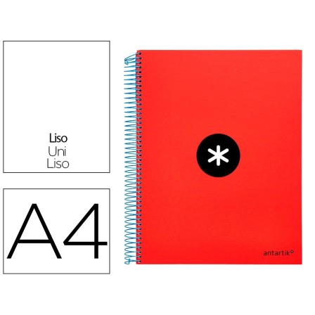 CUADERNO ESPIRAL LIDERPAPEL A4 MICRO ANTARTIK TAPA FORRADA 120H 100...