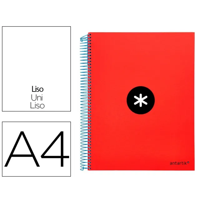 CUADERNO ESPIRAL LIDERPAPEL A4 MICRO ANTARTIK TAPA FORRADA 120H 100...