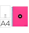 CUADERNO ESPIRAL LIDERPAPEL A4 MICRO ANTARTIK TAPA FORRADA 120H 100...