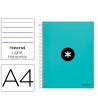 CUADERNO ESPIRAL LIDERPAPEL A4 MICRO ANTARTIK TAPA FORRADA 120H 100...