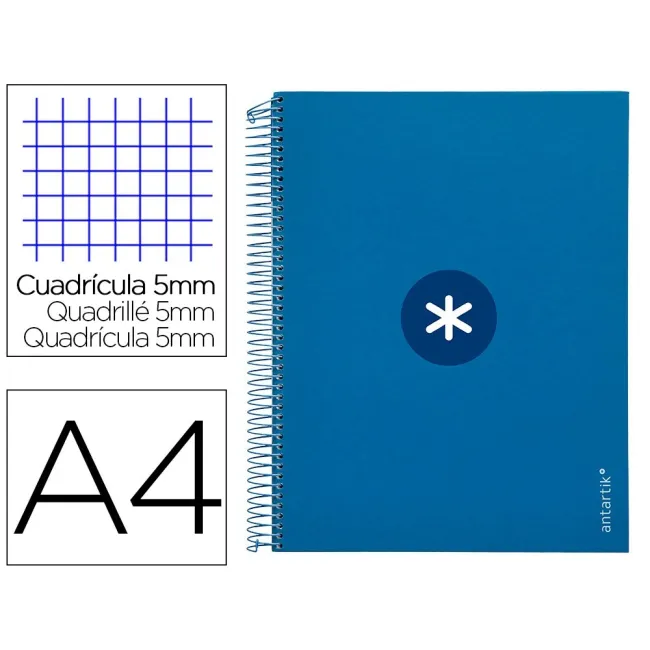 CUADERNO ESPIRAL LIDERPAPEL A4 MICRO ANTARTIK TAPA FORRADA120H 100 ...