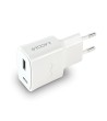 CARGADOR PARED GROOVY 1 USB + 1USB-C COLOR BLANCO